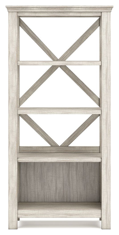Carynhurst - Whitewash - Large Bookcase - Hornell Furniture Outlet