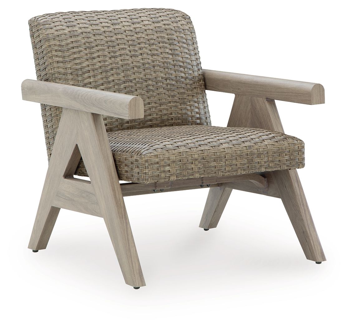 Cliff Trails - Beige - Rocking Lounge Chair - Hornell Furniture Outlet