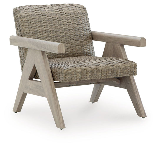 Cliff Trails - Beige - Rocking Lounge Chair - Hornell Furniture Outlet