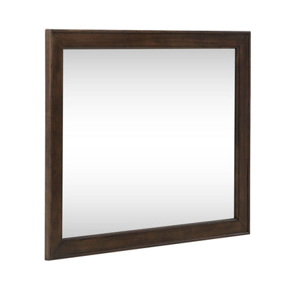 Arden Road - Landscape Mirror - Satin Cherry - Hornell Furniture Outlet