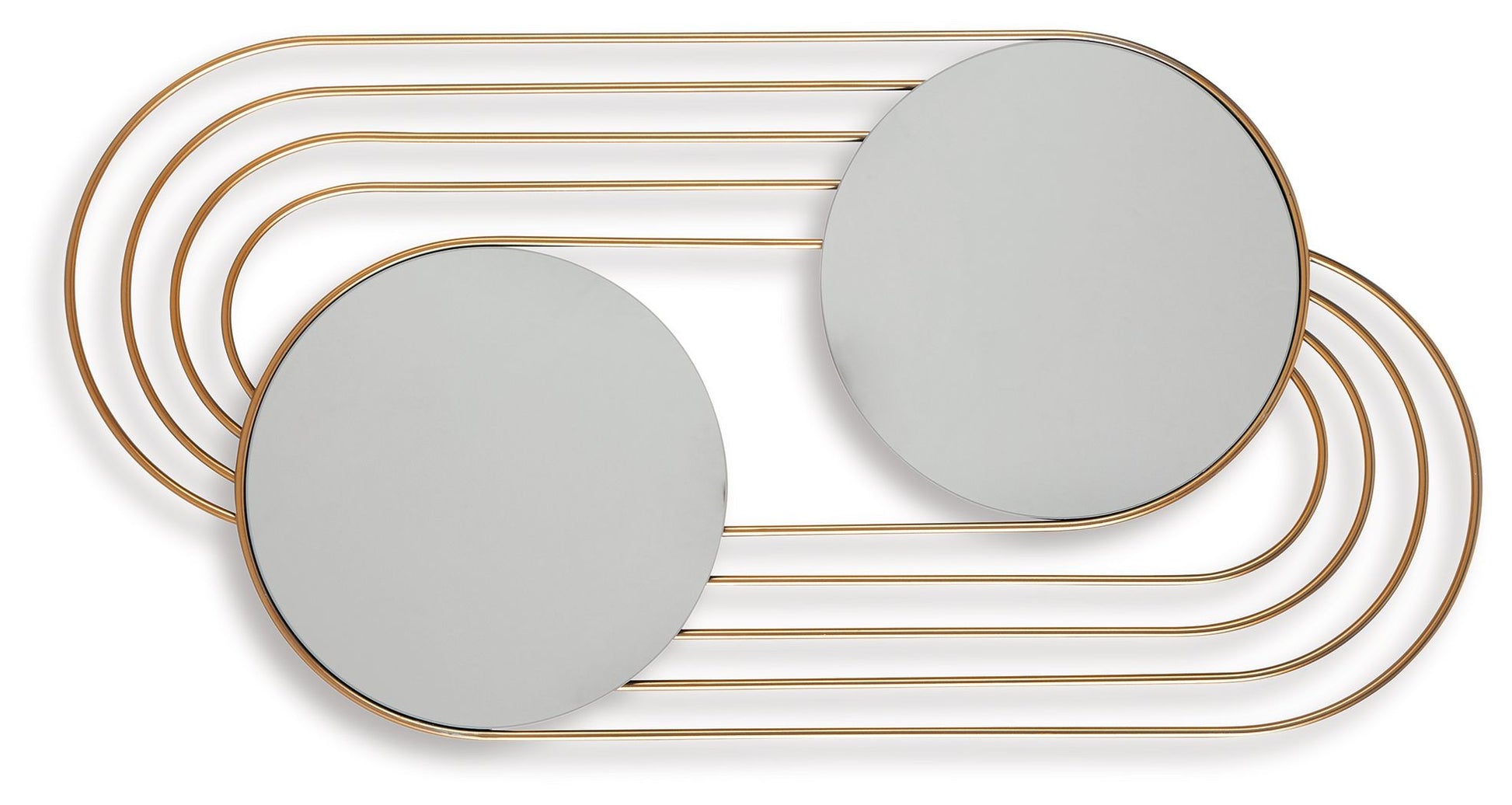 Warrenley - Gold Finish - Accent Mirror - Hornell Furniture Outlet
