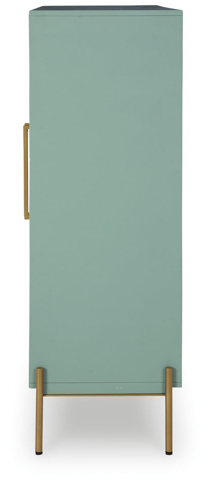Adwen - Light Green - Accent Cabinet - Hornell Furniture Outlet