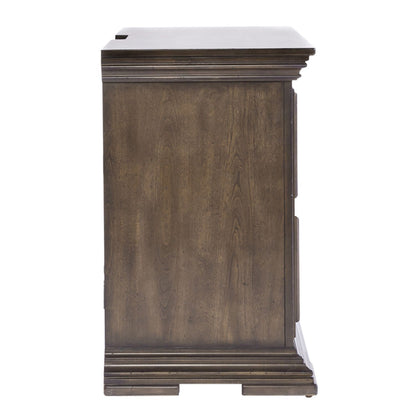 Big Valley - 2 Drawer Night Stand w/ Charging Station - Hornell Furniture Outlet