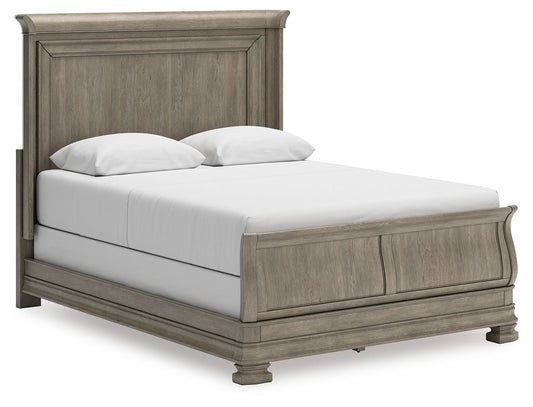 Lexorne - Sleigh Bed - Hornell Furniture Outlet