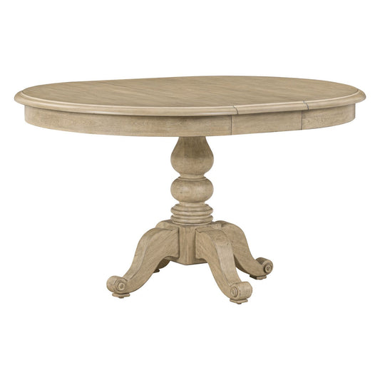 Summer House - Pedestal Table Set - Sand Dune - Hornell Furniture Outlet
