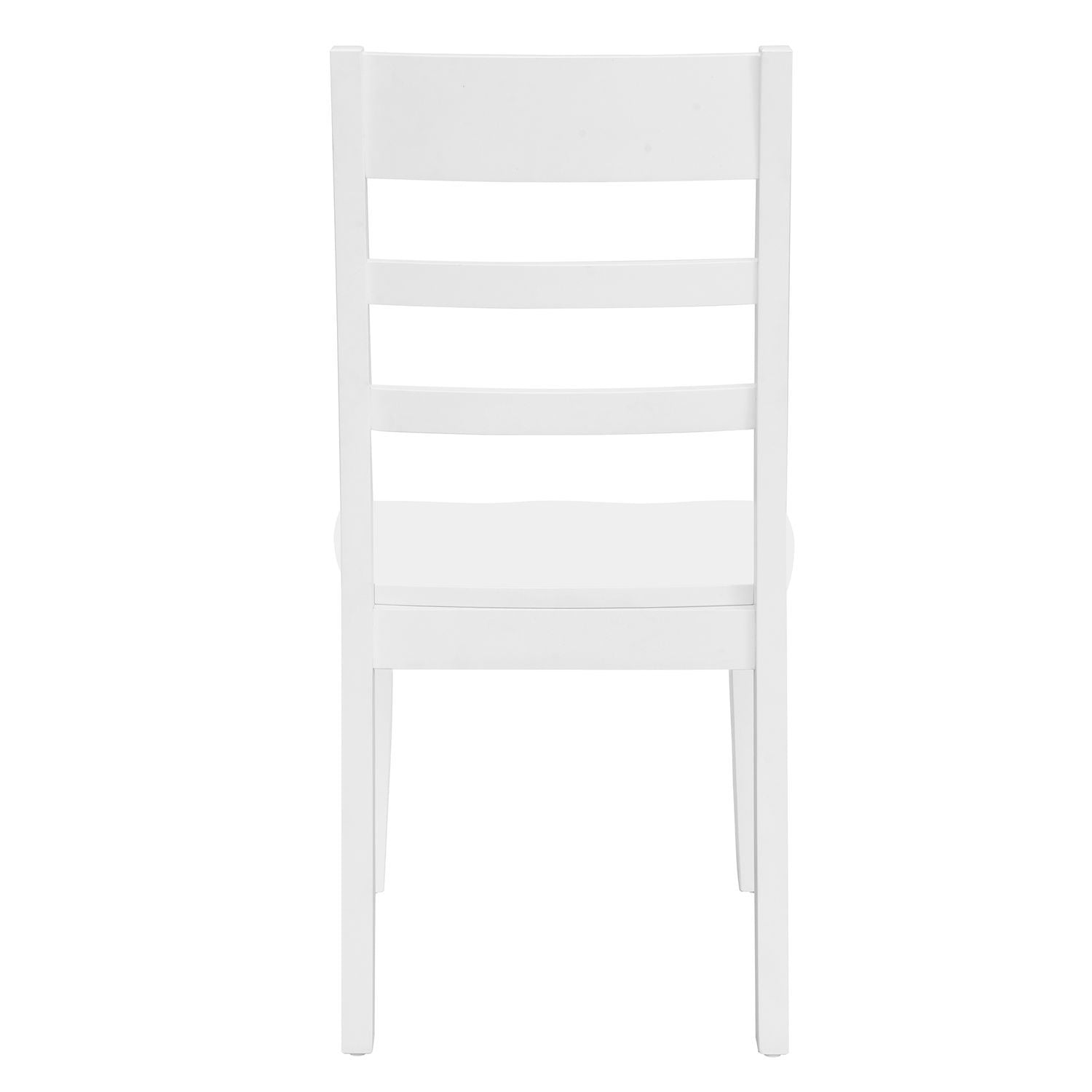 Landale - Ladderback Side Chair (RTA) - White - Hornell Furniture Outlet