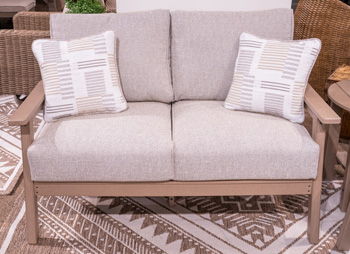 Grover Beach - Driftwood - Loveseat With Cushion - Hornell Furniture Outlet