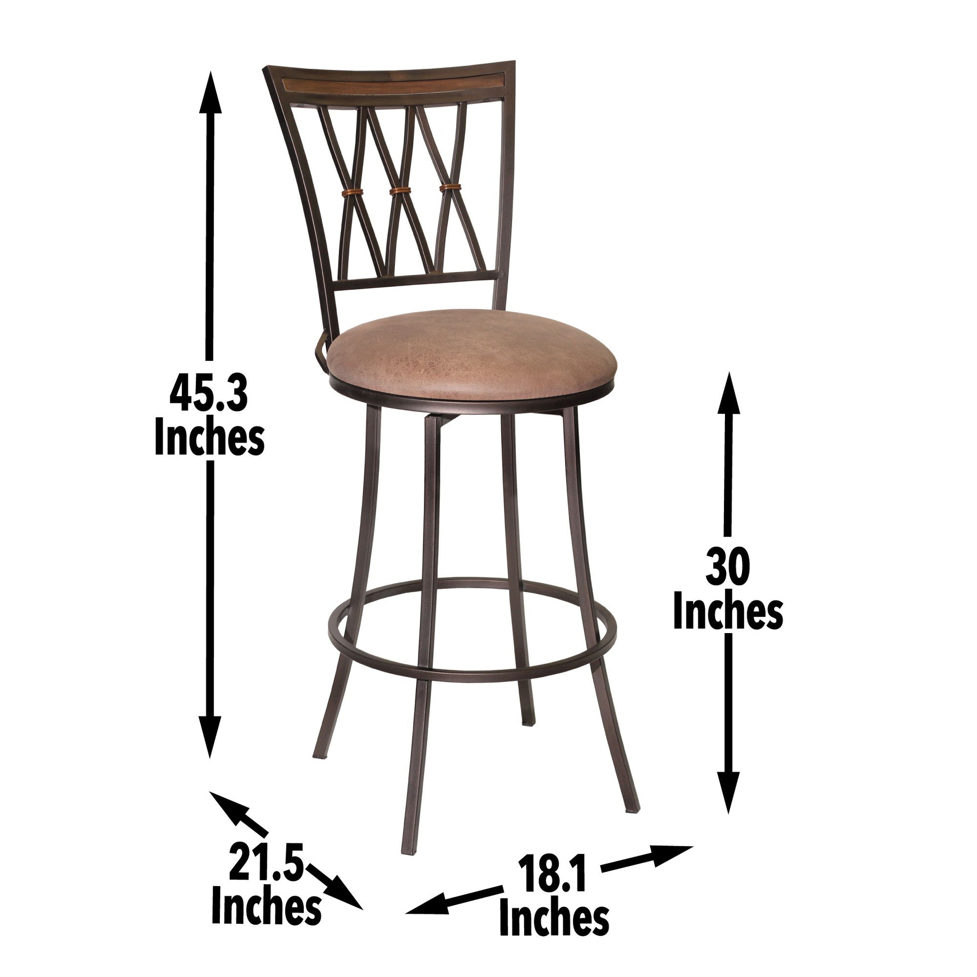 Sedona - Swivel Barstool - Hornell Furniture Outlet
