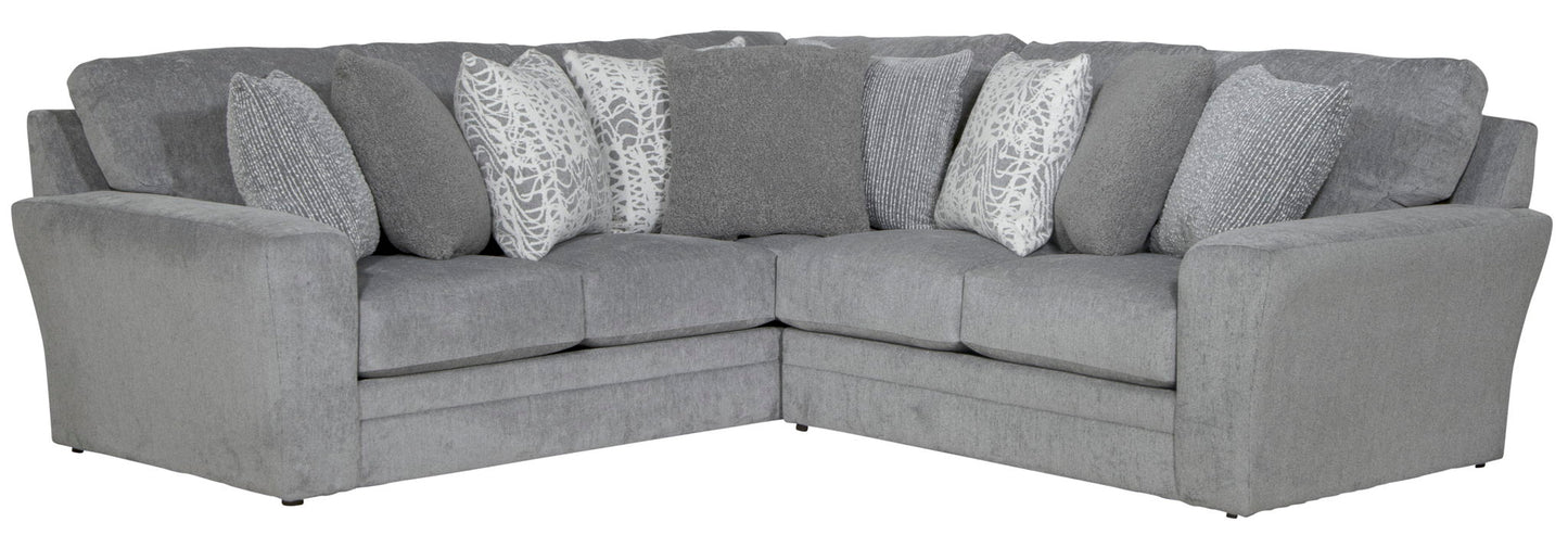 Glacier - Sectional With Included Accent Pillows - Hornell Furniture Outlet