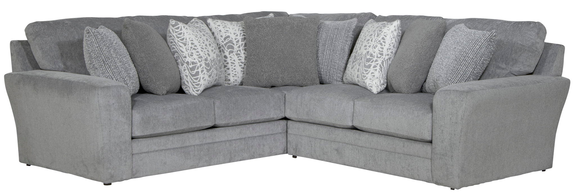 Glacier - Sectional With Included Accent Pillows - Hornell Furniture Outlet
