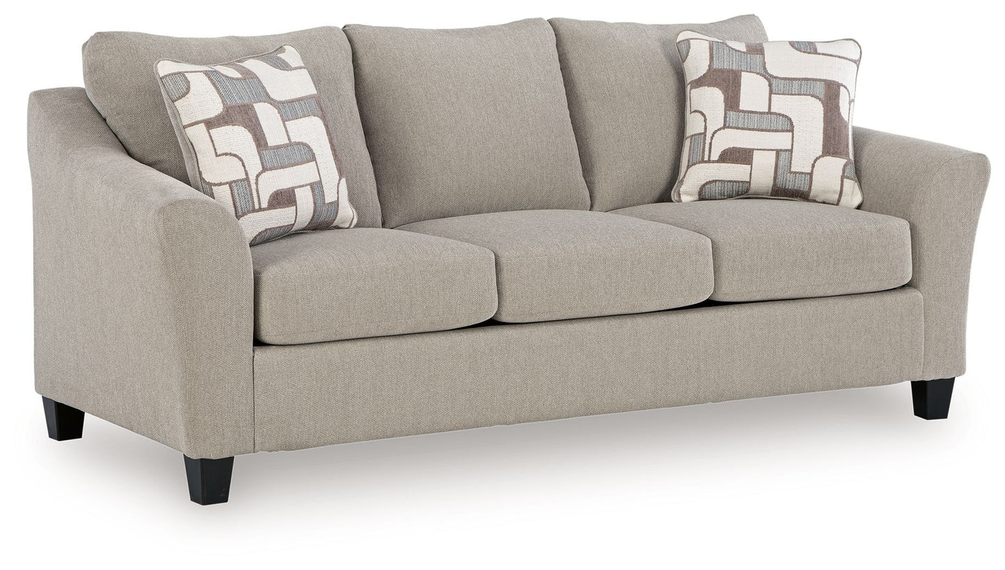 Willarae - 2 Pc. - Sofa, Loveseat - Taupe - Hornell Furniture Outlet