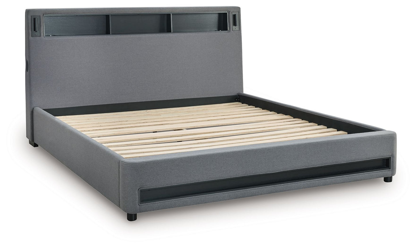 Verishaw - Upholstered Bed - Hornell Furniture Outlet