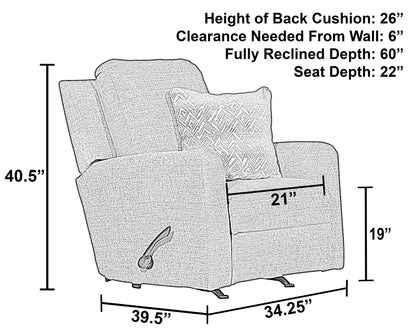 Calvin - Rocker Recliner - Hornell Furniture Outlet