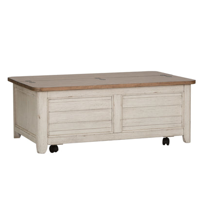 Farmhouse Reimagined - Storage Trunk - White - Hornell Furniture Outlet