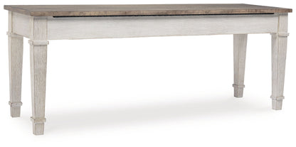 Skempton - Storage Bench - White - Hornell Furniture Outlet