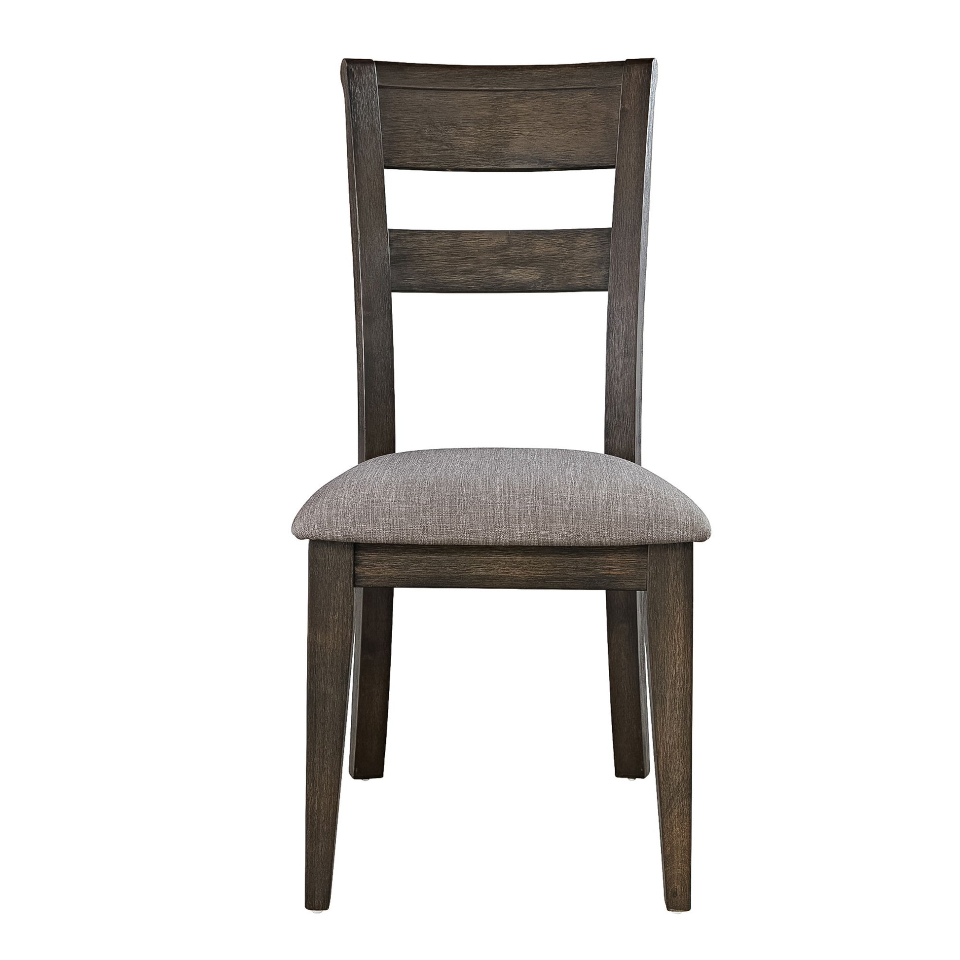 Double Bridge - Splat Back Side Chair - Dark Brown - Hornell Furniture Outlet
