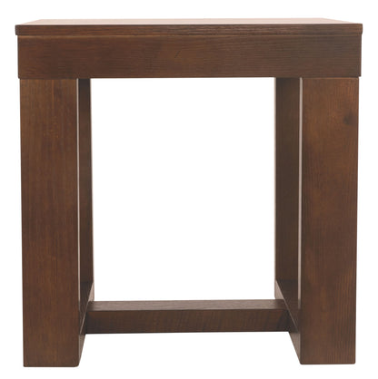 Watson - Dark Brown - Square End Table - Hornell Furniture Outlet