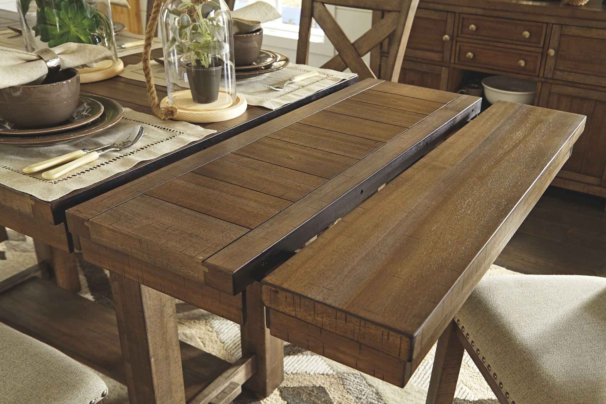 Moriville - Rectangular Dining Table Set - Counter Height - Hornell Furniture Outlet