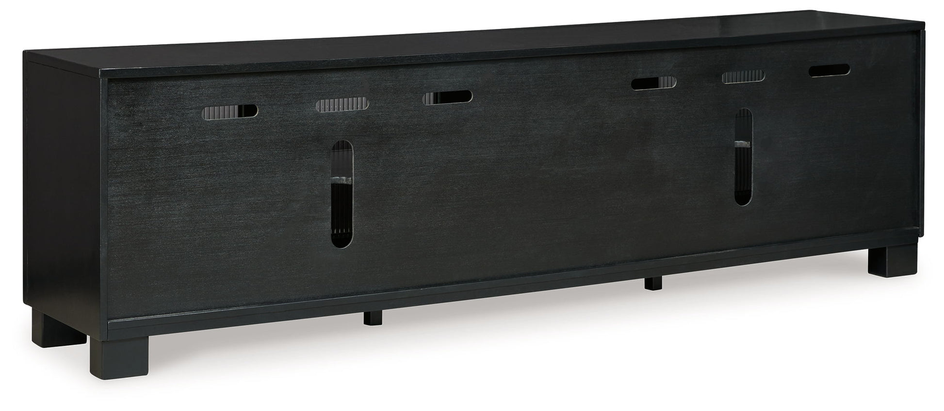 Winbardi - Black - Extra Large TV Stand - Hornell Furniture Outlet