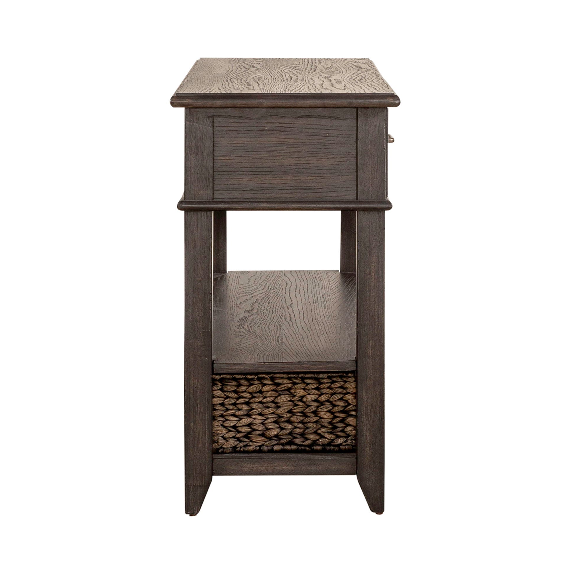 Mill Creek - 2 Drawer Sofa Table - Dark Brown - Hornell Furniture Outlet