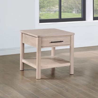 Gabby - End Table - Light Brown - Hornell Furniture Outlet