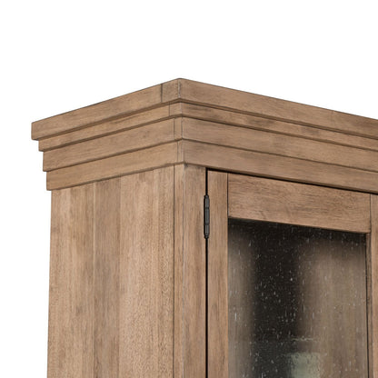 Haven Hills - Display Cabinet - Camel Beige - Hornell Furniture Outlet