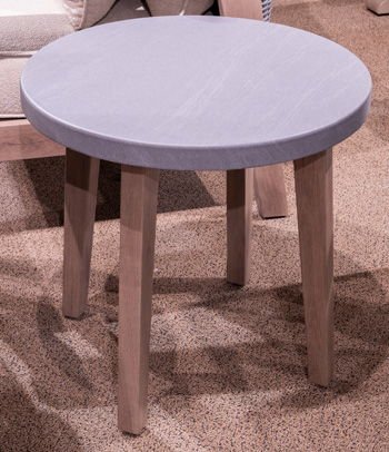Harmony Headlands - Natural / Gray - Round End Table - Hornell Furniture Outlet