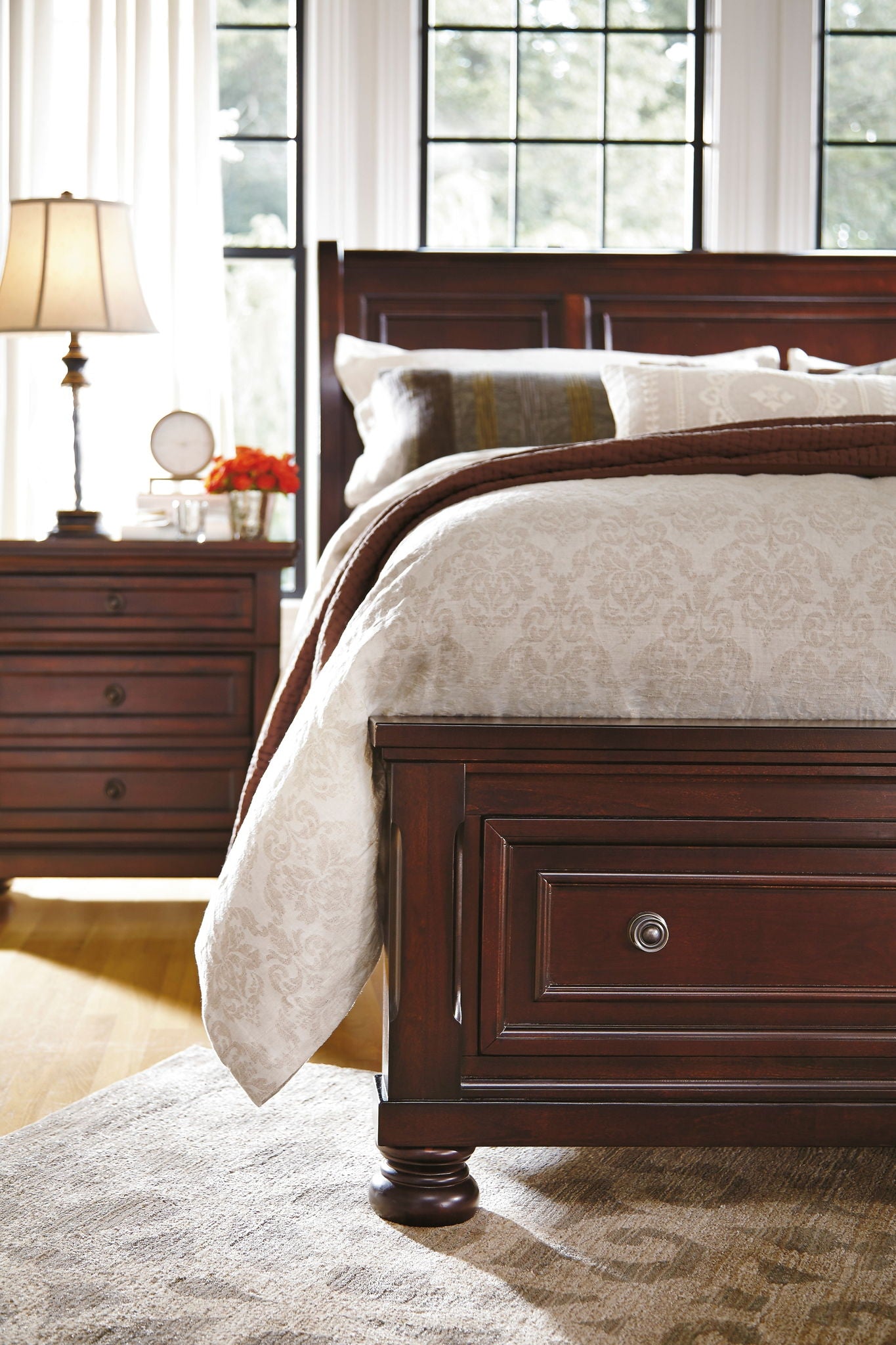Porter - Sleigh Bedroom Set - Hornell Furniture Outlet