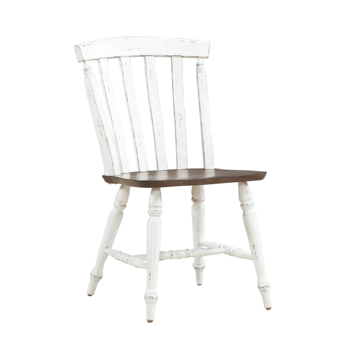Al Fresco - Slat Back Side Chair (RTA) - White - Hornell Furniture Outlet