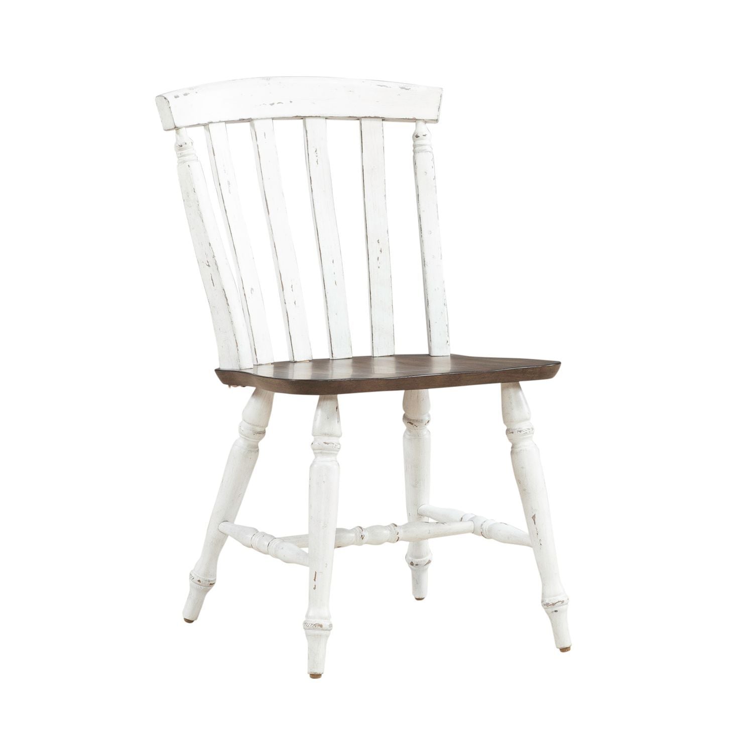 Al Fresco - Slat Back Side Chair (RTA) - White - Hornell Furniture Outlet