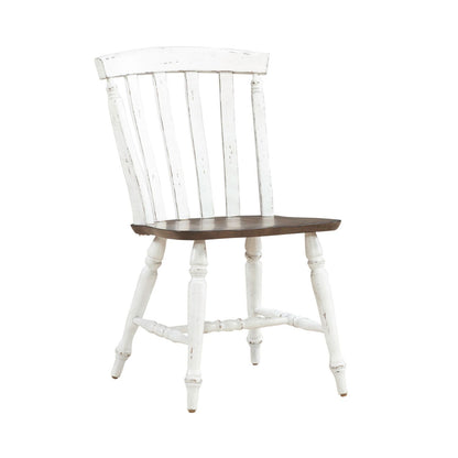 Al Fresco - Slat Back Side Chair (RTA) - White - Hornell Furniture Outlet
