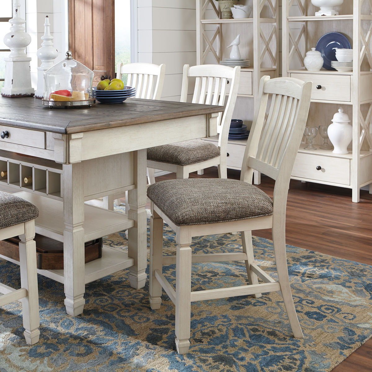 Bolanburg - Rectangular Counter Table Set - Hornell Furniture Outlet