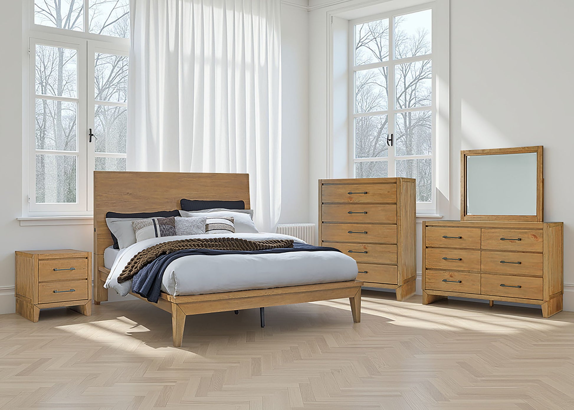 Sherbana - Panel Bed - Hornell Furniture Outlet