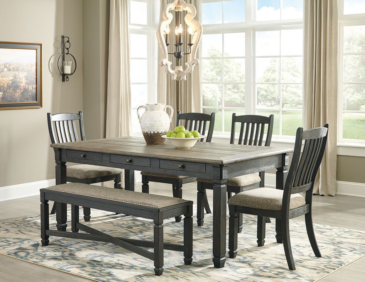 Tyler Creek - Dining Table Set - Hornell Furniture Outlet