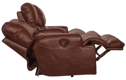Wembley - Lay Flat Reclining Console Loveseat - Hornell Furniture Outlet