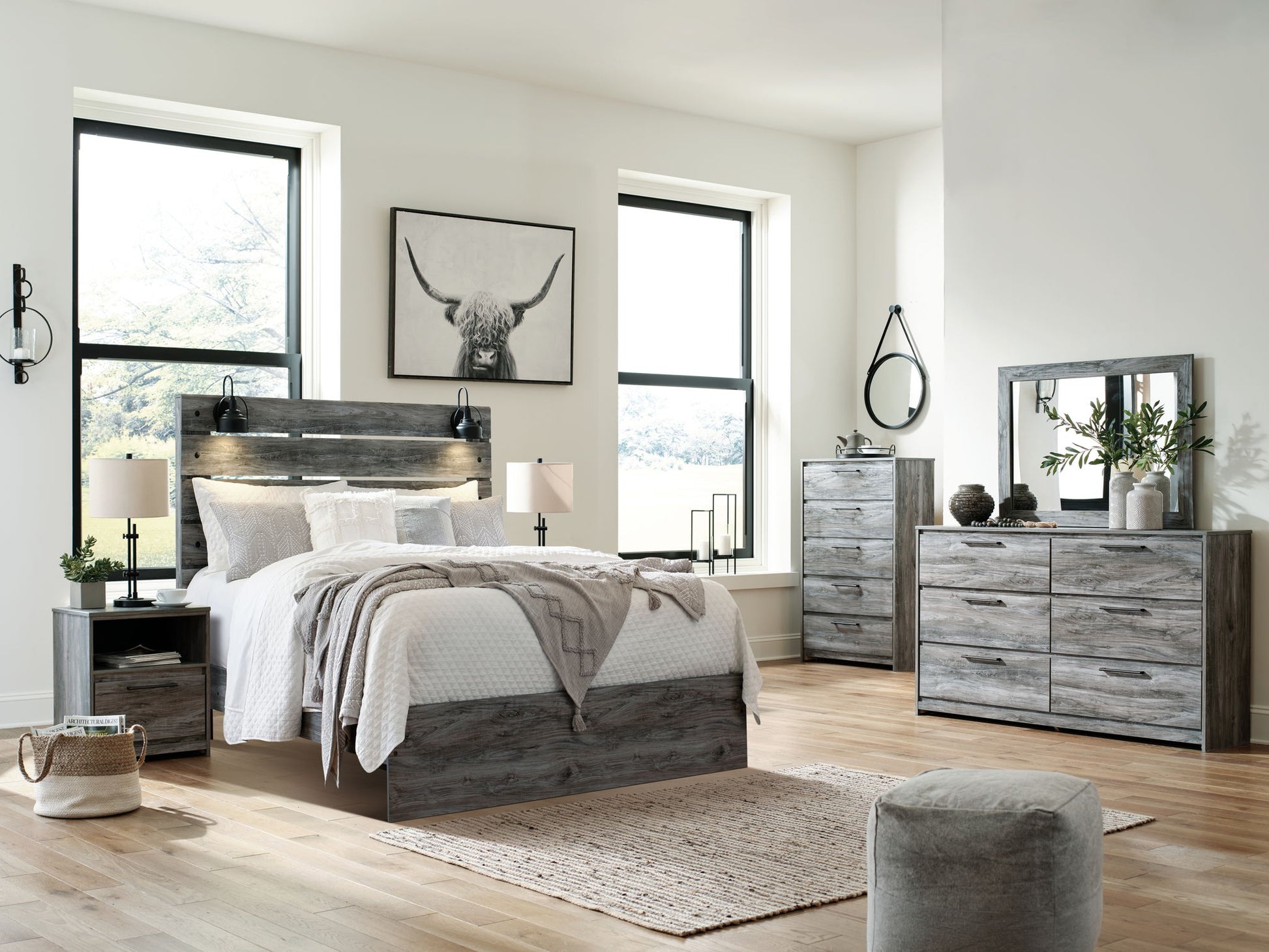 Baystorm - Six Smooth Drawer Dresser - Hornell Furniture Outlet