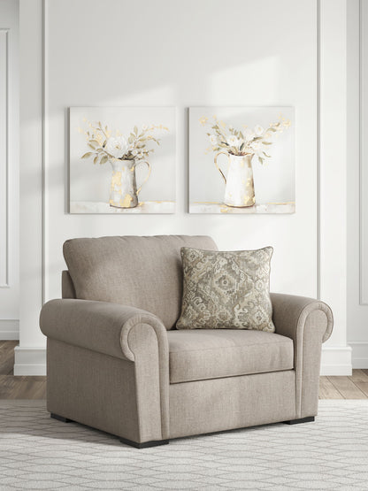 Sararose - Chair and a Half - Heather - Hornell Furniture Outlet