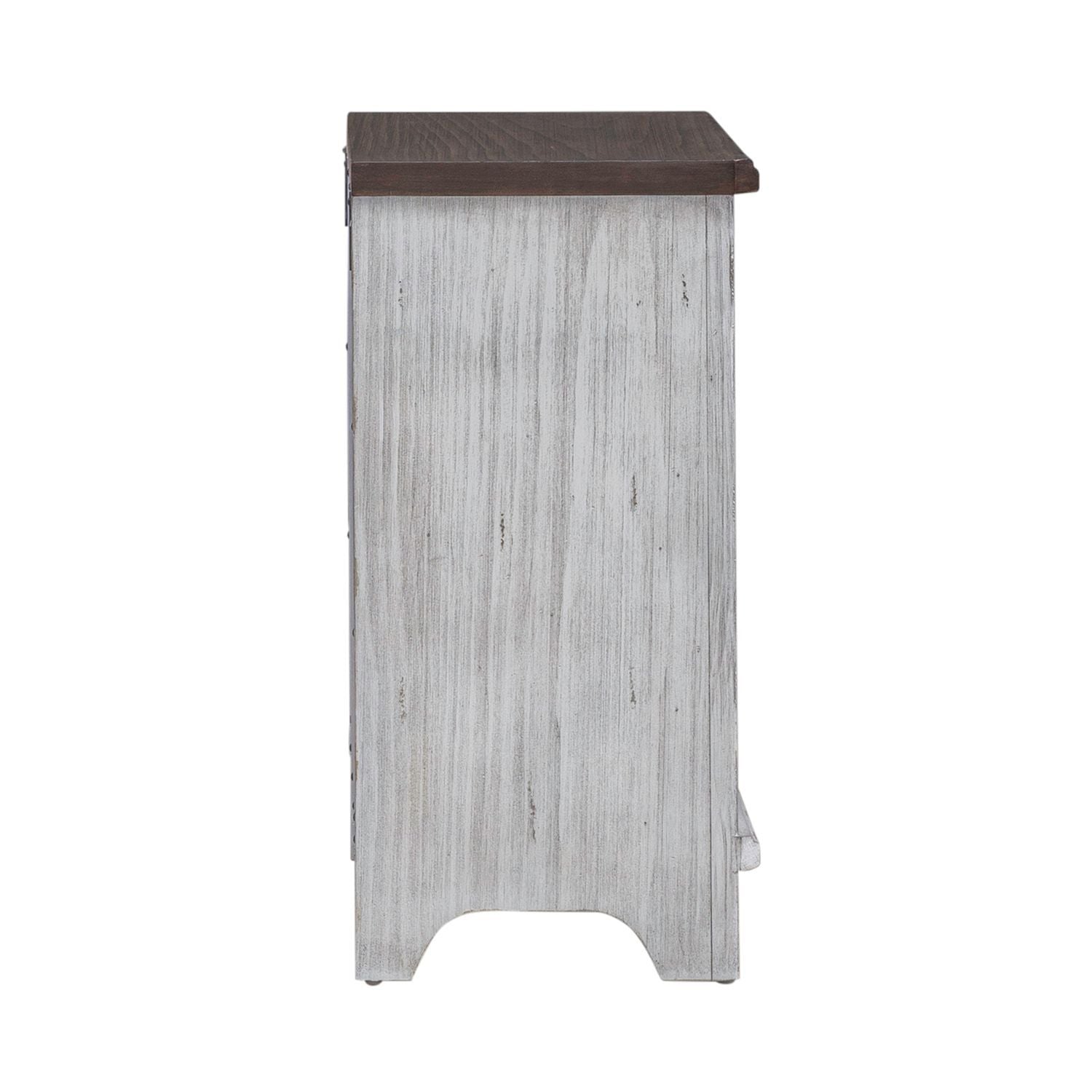 River Place - Right Pier Base - White - Hornell Furniture Outlet