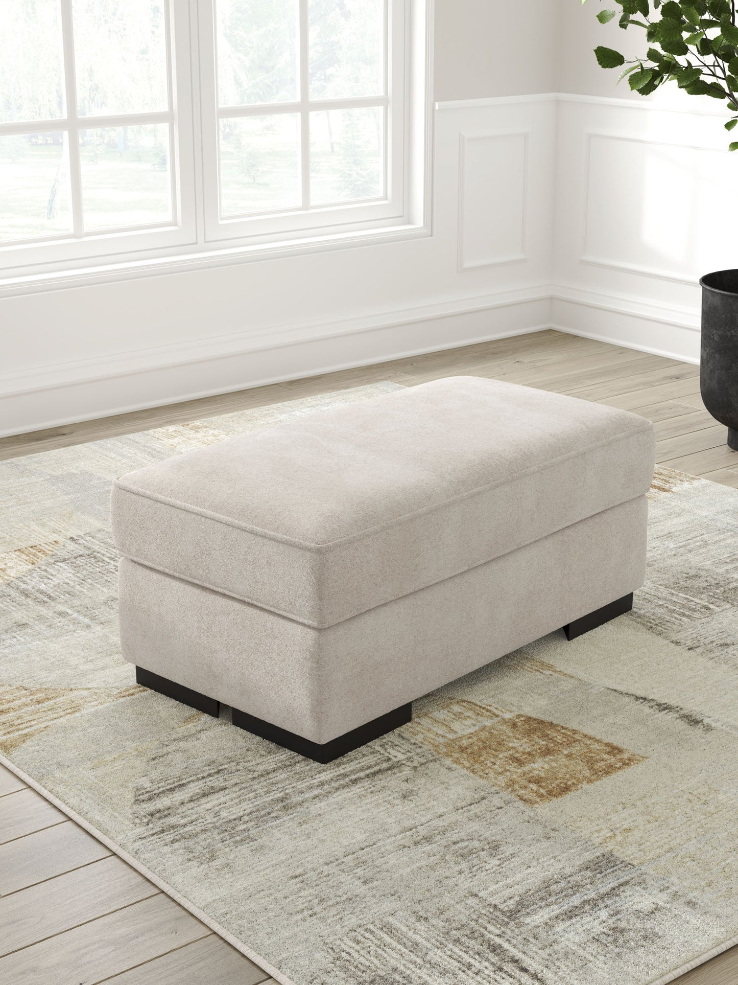 High Profile - Ottoman - Taupe - Hornell Furniture Outlet