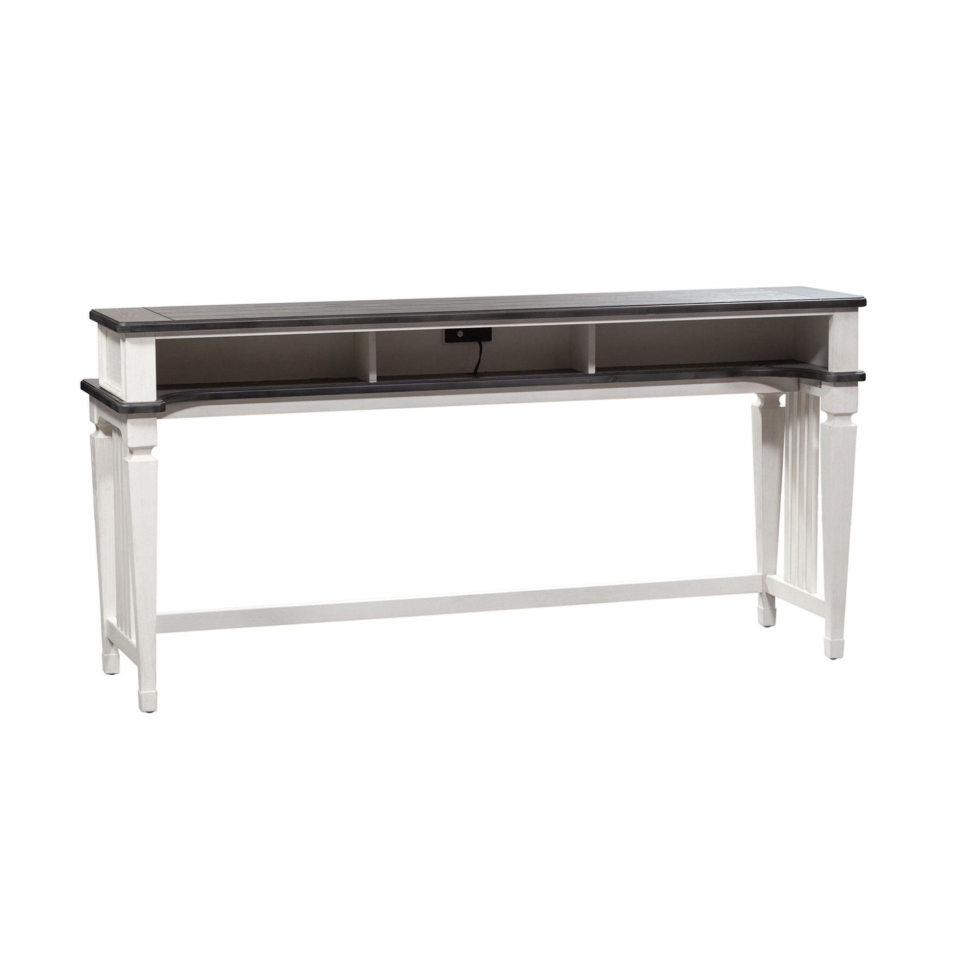Allyson Park - Console Bar Table - White - Hornell Furniture Outlet