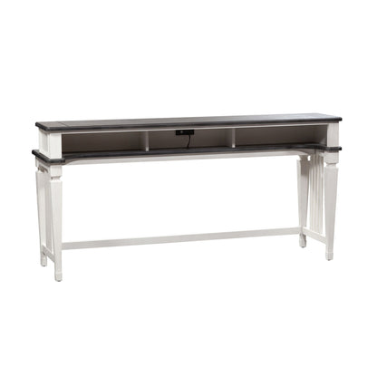 Allyson Park - Console Bar Table - White - Hornell Furniture Outlet
