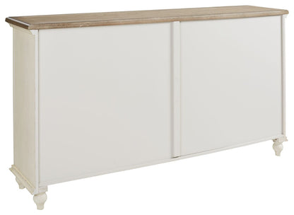 Roranville - Antique White - Accent Cabinet - Hornell Furniture Outlet