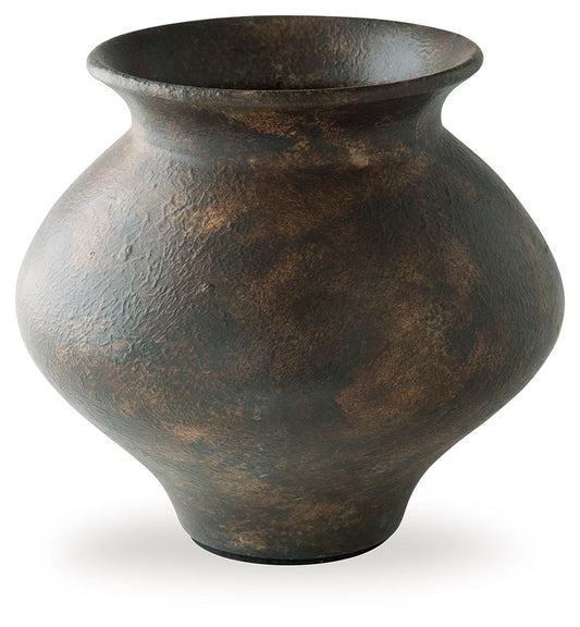 Laddlow - Vase - Antique Brown - Hornell Furniture Outlet