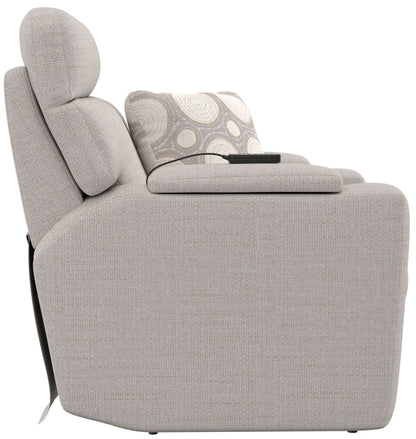 Sanctuary - Health & Wellness Power Lay Flat Recliner With Power Adjustable Headrest And Lumbar / Therapeutic Heat & Massage - Winter - Hornell Furniture Outlet