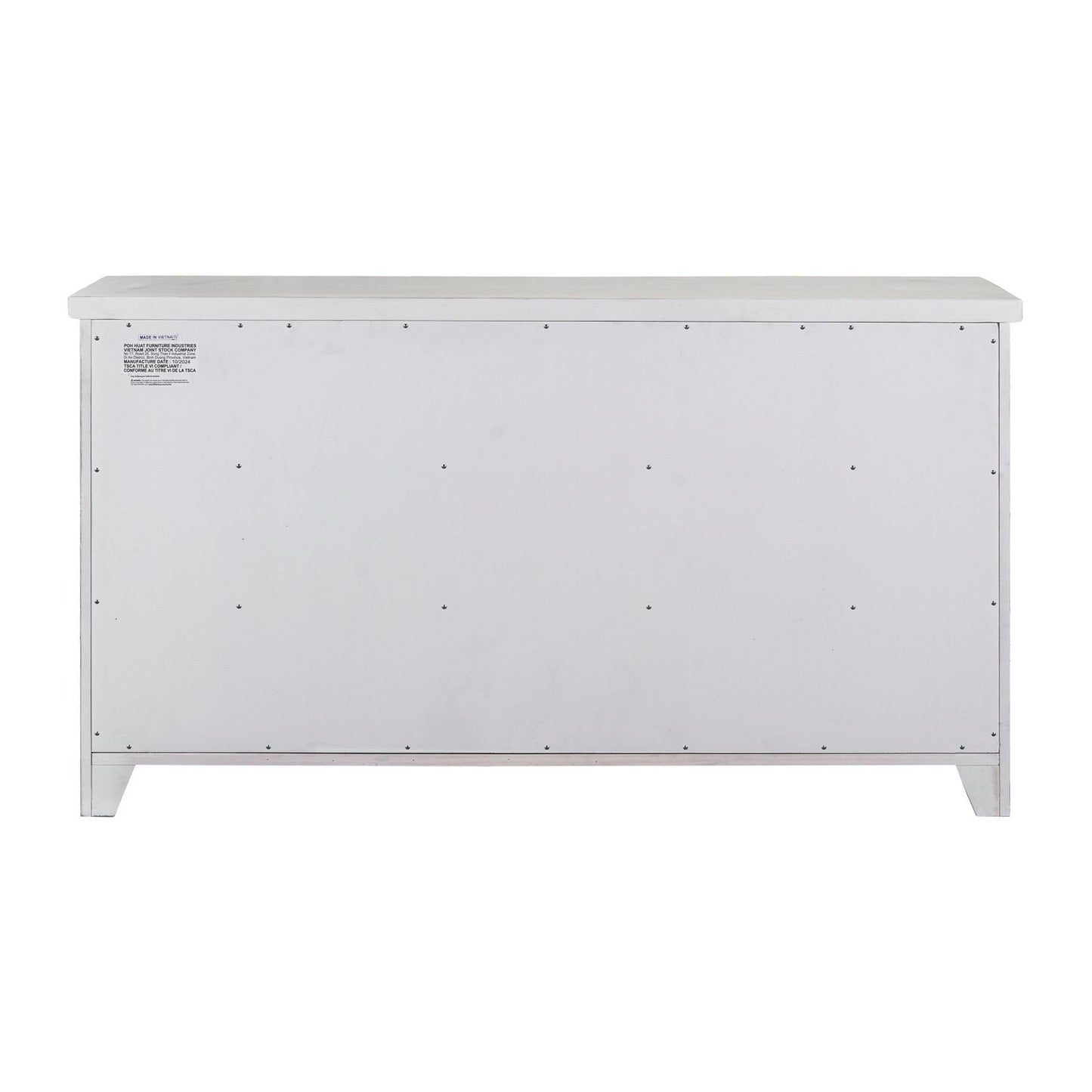 Backroads - 7 Drawer Dresser - White - Hornell Furniture Outlet