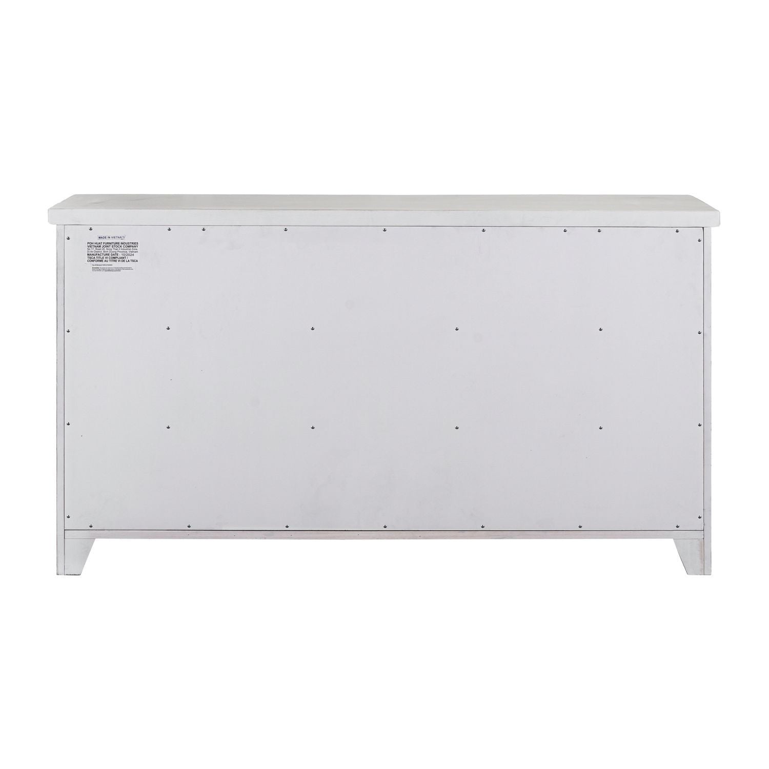 Backroads - 7 Drawer Dresser - White - Hornell Furniture Outlet