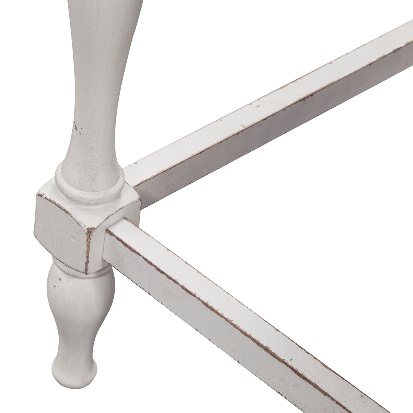 Magnolia Manor - Spindle Back Counter Chair - White - Hornell Furniture Outlet