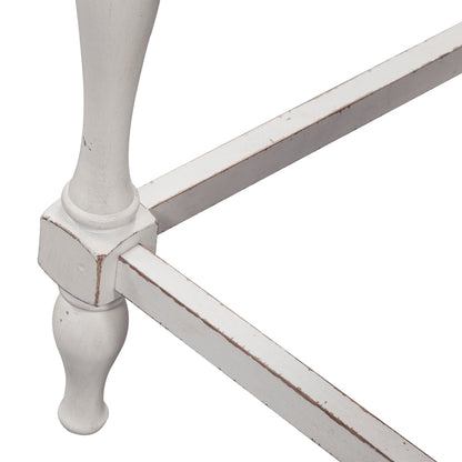 Magnolia Manor - Spindle Back Counter Chair - White - Hornell Furniture Outlet