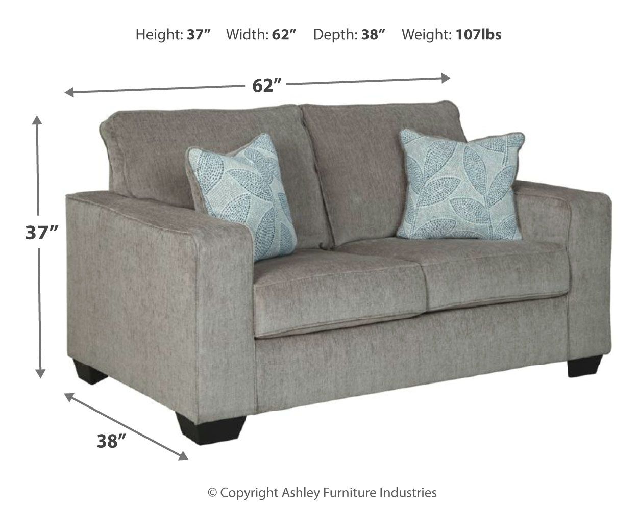 Altari - Stationary Loveseat - Hornell Furniture Outlet