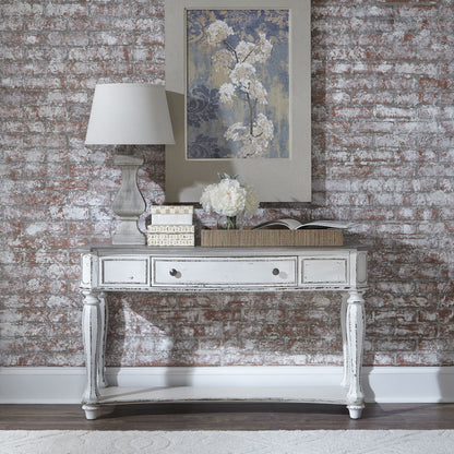 Magnolia Manor - Sofa Table - White - Hornell Furniture Outlet